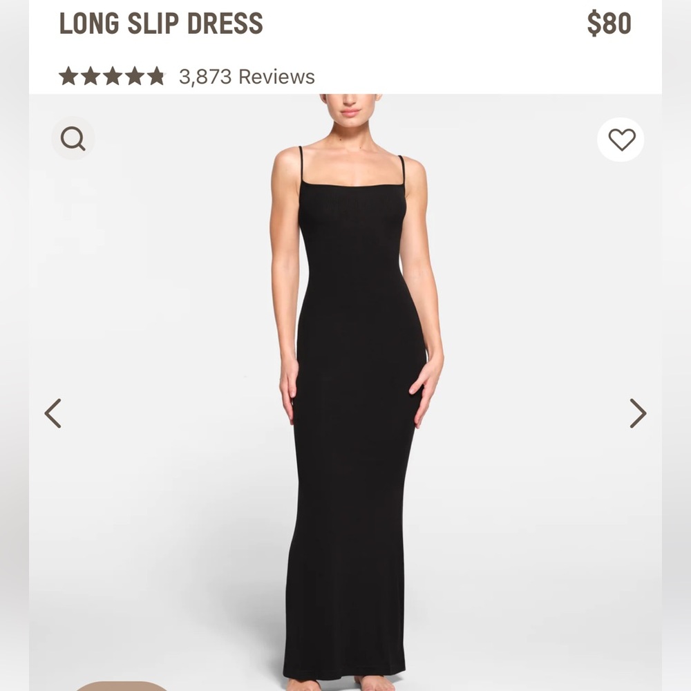 Skims Soft Lounge Long Slip Dress (2XL)